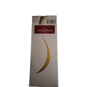 Hanes Silk Reflections Silky Sheer Knee Highs #775 Little Color 2 Pair, New